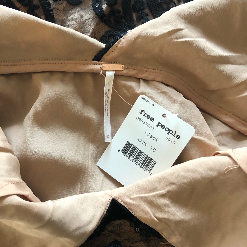 Free People Night Shimmers Sequin Mini Dress NWT - Picture 9 of 9